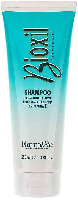 Anti-Haarausfall Pflegeshampoo mit Koffein und Vitamin E - Farmavita Bioxil Shampoo