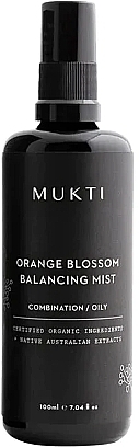 Ausgleichender Gesichtsnebel mit Orangenblüten - Mukti Organics Orange Blossom Balancing Mist  — Bild N1