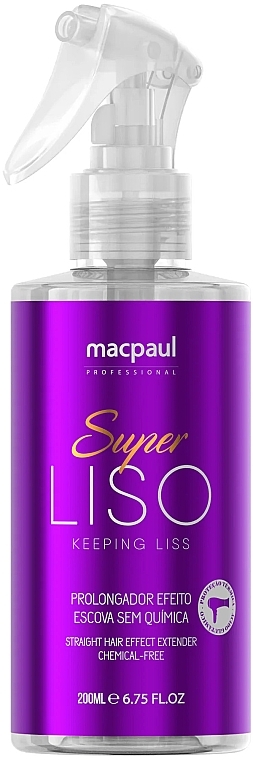 Thermoaktives Haarspray - Macpaul Professional Super Liso Keeping Liss  — Bild N1