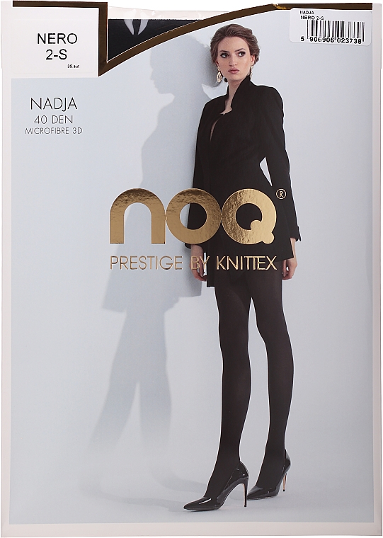 Damenstrumpfhose Nadja 40 Den nero - Knittex — Bild N1