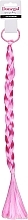 Haargummi mit geflochtenem Zopf FA-5648+1 rosa - Donegal — Bild N1