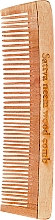 Düfte, Parfümerie und Kosmetik Holziger Haarkamm 19 cm - Sattva Neem Wood Comb