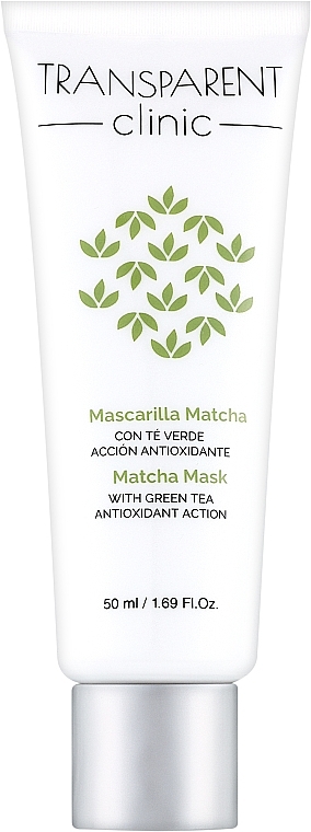 Anti-Aging Gesichtsmaske mit grünem Tee - Transparent Clinic Mascarilla Matcha — Bild N1