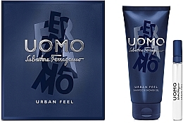 Düfte, Parfümerie und Kosmetik Salvatore Ferragamo Uomo Urban Feel - Duftset (Eau de Toilette 5ml + Duschgel 50ml) 