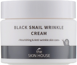 Pflegende Gesichtscreme mit Kollagen und Schneckenschleimextrakt - The Skin House Black Snail Wrinkle Cream — Bild N2