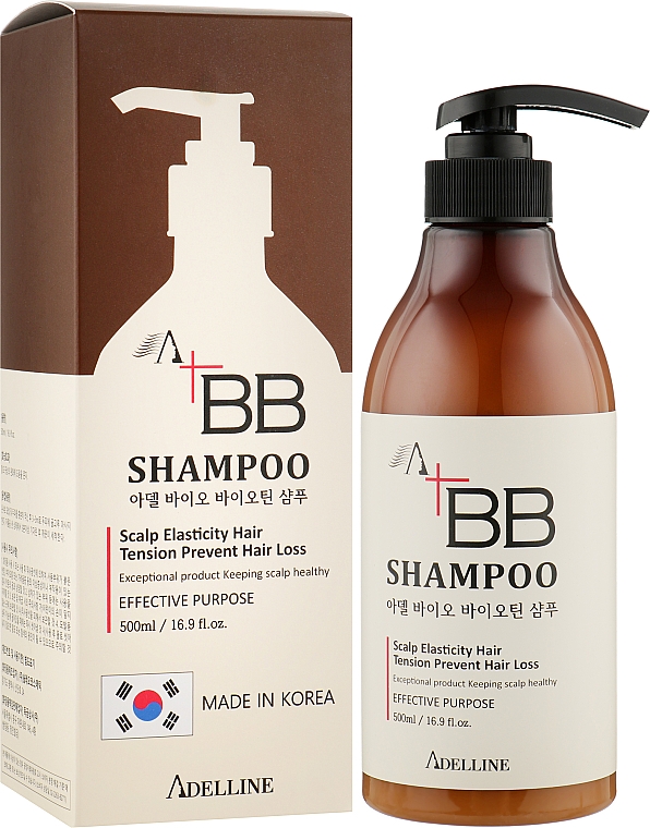 Shampoo mit Bio-Biotin gegen Haarausfall - Adelline Bio Biotin Shampoo — Bild N4