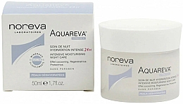 Düfte, Parfümerie und Kosmetik Feuchtigkeitsspendende Nachtcreme für das Gesicht - Noreva Aquareva Intensive Moisturizing Night Care