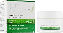 Creme für Gesicht, Hals und Dekolleté mit Aloe-Extrakt - Leda Aloe Facial, Neck, Decollete Cream — Bild N2