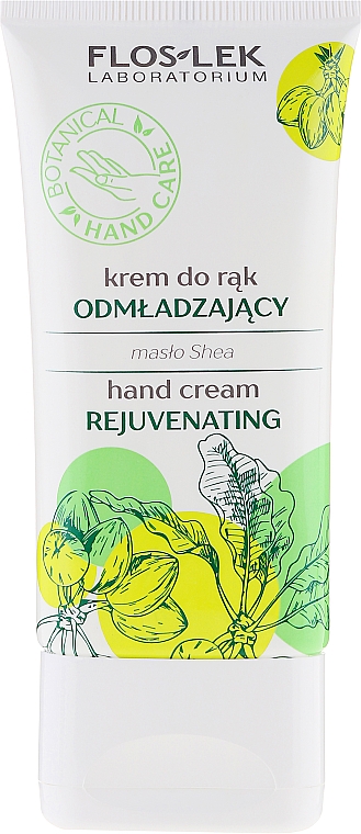 Verjüngende und feuchtigkeitsspendende Handcreme mit Sheabutter - Floslek Rejuvenating Hand Cream — Bild N1