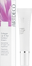 Augen- und Lippenkonturcreme mit Kollagen - Artdeco Skin Yoga Face Collagen Lip & Eye Contour Cream — Bild N2