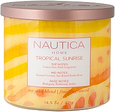 Düfte, Parfümerie und Kosmetik Duftkerze Tropischer Sonnenaufgang - Nautica Tropical Sunrise Fine Fragranced Candle
