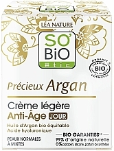 Tagescreme - So’Bio Etic Argan Light Anti-Aging Day Cream — Bild N1