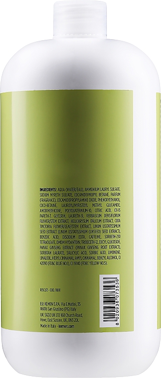 Energiespendendes Shampoo für geschwächtes und zu Haarausfall neigendes Haar - Kemon Liding Energy Shampoo — Bild N4