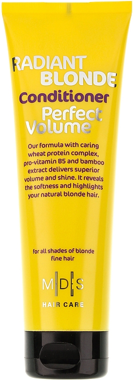 Haarspülung mit Provitamin B5 und Bambusextrakt - Mades Cosmetics Radiant Blonde Perfect Volume Conditioner — Bild N1