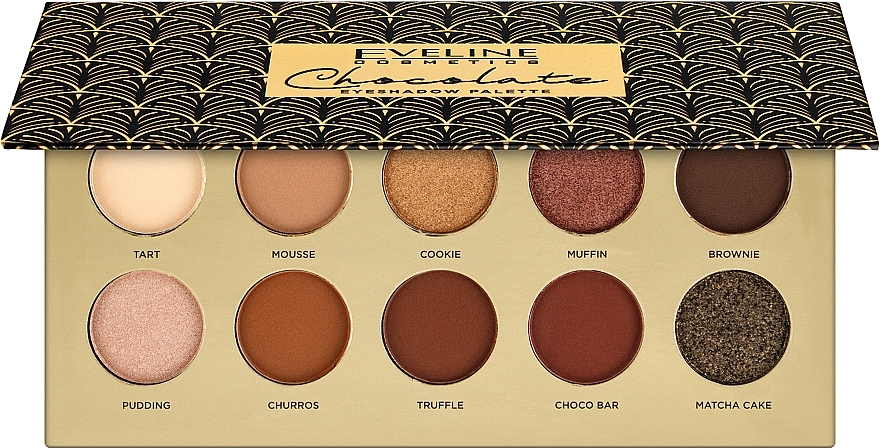 Lidschatten-Palette - Eveline Cosmetics Eyeshadow Palette Chocolate — Bild N1