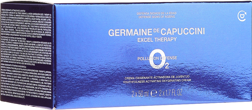 Gesichtspflegeset - Germaine de Capuccini Excel Therapy O2 Pollution Defense (Gesichtscreme 2x 50ml) — Bild N1