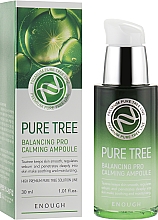 Gesichtsserum mit Teebaumextrakt - Enough Pure Tree Balancing Pro Calming Ampoule — Bild N1