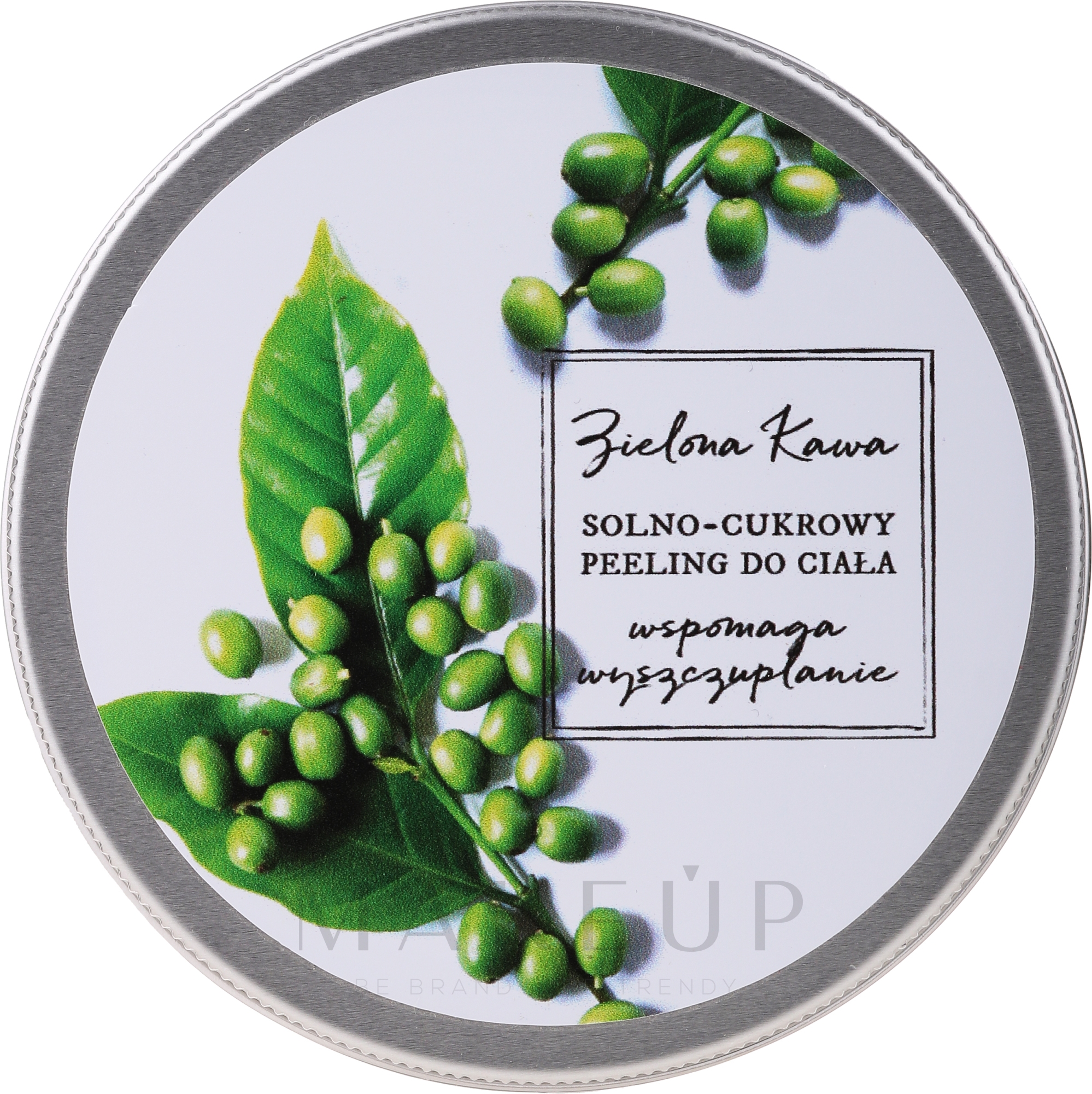 Körperpeeling mit grünem Kaffee - Soap&Friends Body Scrub Green Coffee — Bild 220 g