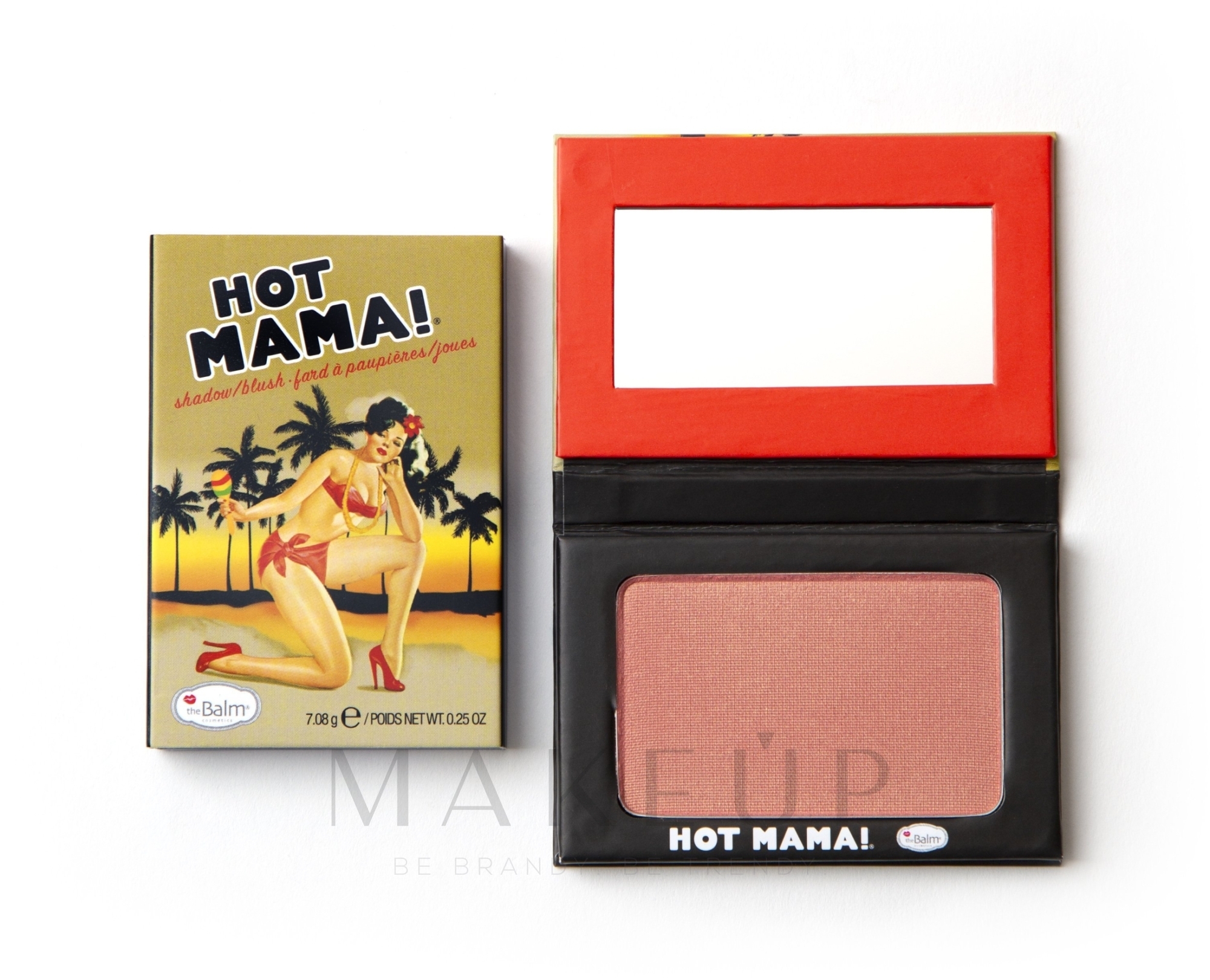 Lidschatten-Rouge - theBalm All In One Shadow Blush — Foto Hot Mama