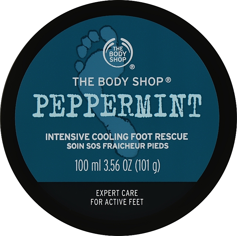 Intensiv kühlende Fußcreme mit Pfefferminze - The Body Shop Peppermint Intensive Cooling Foot Rescue — Bild N1