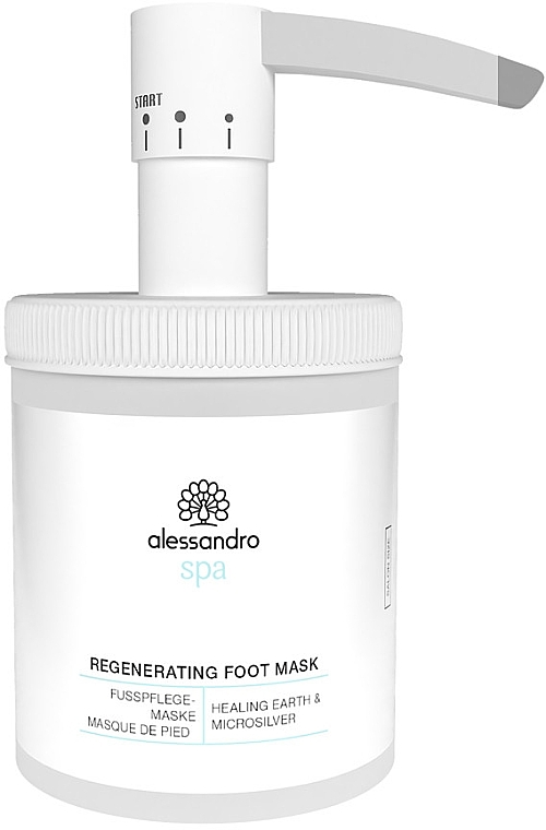 Regenerierende Fußmaske - Alessandro International Regenerating Foot Mask Salon Size — Bild N2