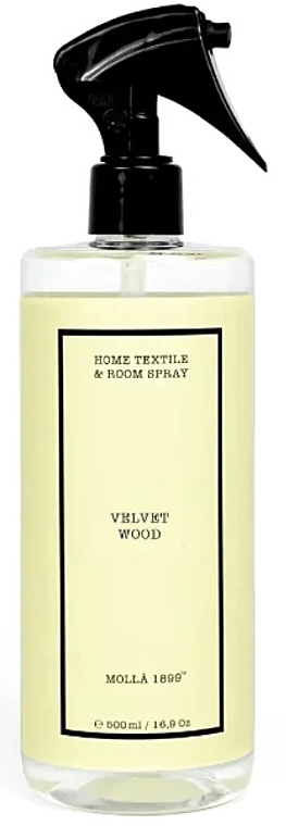 Spray für Textilien und Zuhause - Cereria Molla Velvet Wood Home Textile & Room Spray — Bild N1