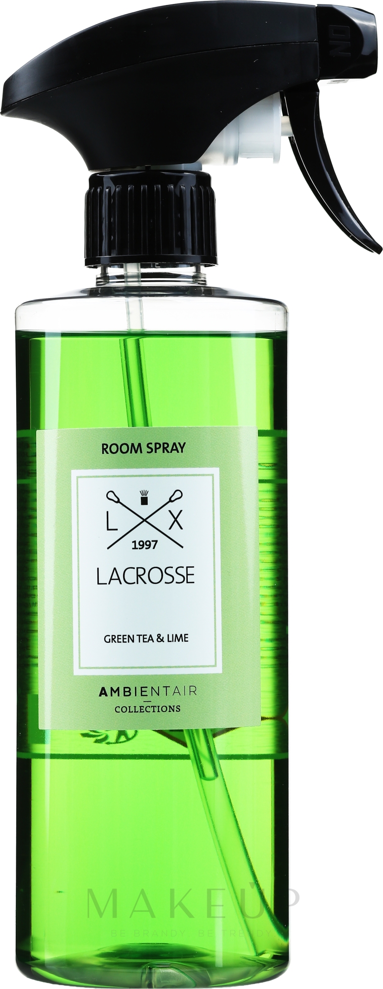 Lufterfrischer-Spray Grüner Tee und Limette - Ambientair Lacrosse Green Tea & Lime Room Spray — Bild 500 ml