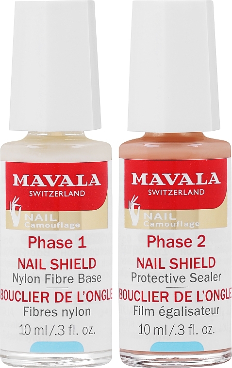 Nagelpflege in zwei Phasen - Mavala Nail Shield (Faserbasis + Schutzschild)