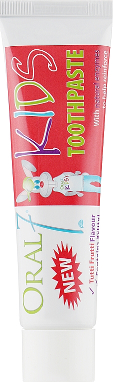 Zahnpflegeset für Kinder - Oral7 Kids Toothpaste (Zahnpasta 65g + Zahnbürste) — Bild N3