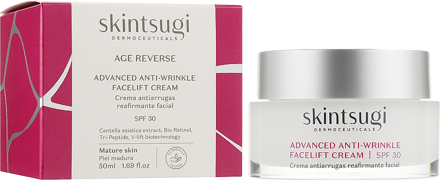 Straffende Anti-Falten-Gesichtscreme - Skintsugi Age Reverse Advanced Anti-Wrinkle Facelift Cream SPF30 — Bild N2