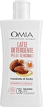 Düfte, Parfümerie und Kosmetik Gesichtsreinigungsmilch mit Mandeln und Malve - Omia Labaratori Ecobio Almond And Mallow Cleansing Milk