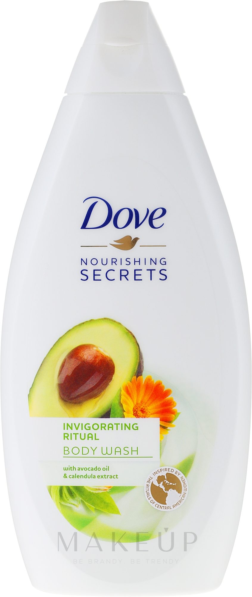 Duschgel mit Avocadoöl und Ringelblumenextrakt - Dove Nourishing Secrets Invigorating Shower Gel — Foto 500 ml