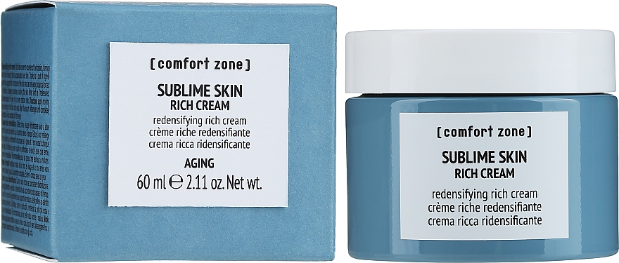 Verjüngende und nährende Lifting-Creme - Comfort Zone Sublime Skin Redensifying Rich Cream  — Bild N2