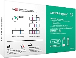 Diagnostischer Test zur Beurteilung des physiologischen Zustands der Leber - Lab.Home Liver-Screen — Bild N2