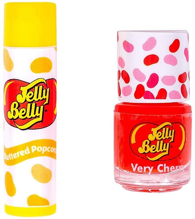 Lippen- und Nagelset - Jelly Belly Movie Mix Pack (Lippenbalsam 4g + Nagellack 4ml + Nagelfeile) — Bild N3