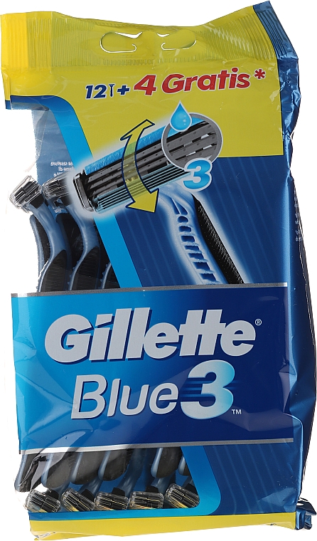 Einwegrasierer-Set 12+4 St. - Gillette Blue 3