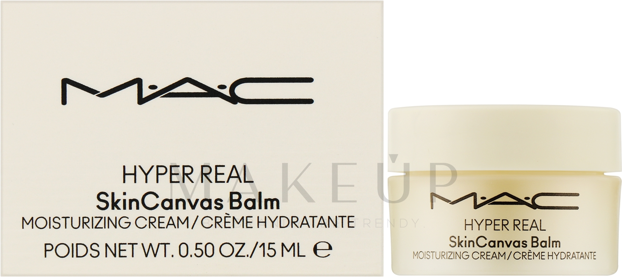 Feuchtigkeitsspendende Gesichtscreme - M.A.C Hyper Real SkinCanvas Balm Moisturizing Cream — Bild 15 ml