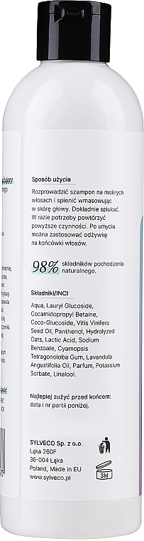 Regenerierendes Shampoo mit Traubenkern- und Lavendelöl - Biolaven Shampoo — Bild N2