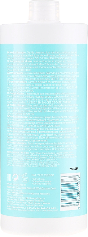Feuchtigkeitsspendendes Shampoo für trockenes, behandeltes Haar - Revlon Professional Equave Instant Detangeling Micellar Shampoo — Bild N2