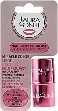 Düfte, Parfümerie und Kosmetik Feuchtigkeitsspendendes Lippengel rosafarbig - Laura Conti Miracle Color Lip Gel
