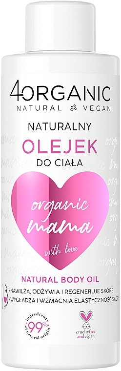 Natürliches Körperöl - 4Organic Organic Mama Natural Body Oil  — Bild N1