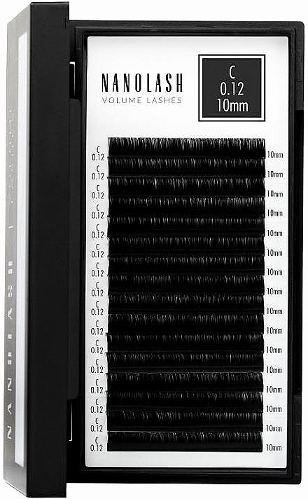 Falsche Wimpern C 0.12 (10 mm) - Nanolash Volume Lashes — Bild N2