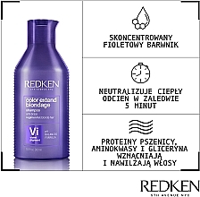 Anti-Gelbstich Shampoo für blondiertes oder aufgehelltes Haar - Redken Color Extend Blondage Shampoo — Bild N2