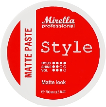 Düfte, Parfümerie und Kosmetik Matte Modellierpaste für das Haarstyling - Mirella Professional Style Matte Paste