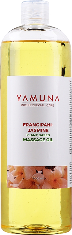 Massageöl mit Frangipani und Jasmin - Yamuna Frangipani-Jasmine Plant Based Massage Oil