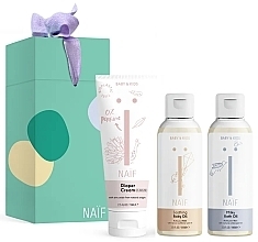 Set - Naif Newborn Essentials Set (b/oil/100ml + b/cr/75ml + b/oil/100ml)	 — Bild N1