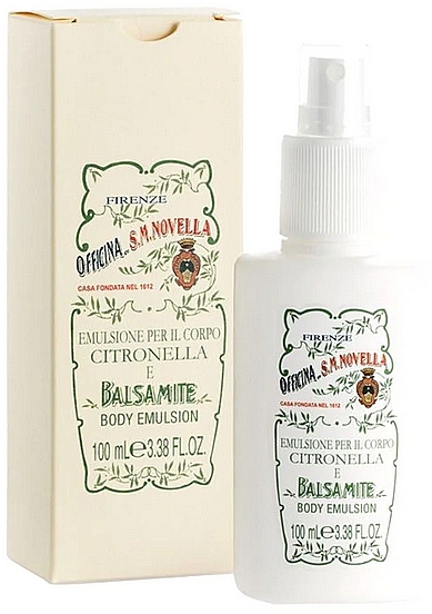 Körperemulsion-Spray - Santa Maria Novella Citronella and Costmary Emulsion — Bild N1