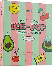 Düfte, Parfümerie und Kosmetik Hydrogel-Gesichtsmaske mit Kirsche und Avocado - Petitfee&Koelf Cherry & Avocado Ice-Pop Hydrogel Face Mask