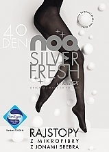 Damenstrumpfhose Silver Fresh 20 Den nero - Knittex — Bild N1