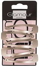 Düfte, Parfümerie und Kosmetik Klick-Klack Haarspange 417417 5 St. matt golden - Glamour
